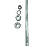 Eixo roda traseira Ninja 400 2019 - 2024